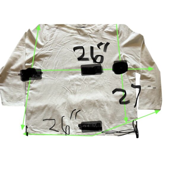 Rafaella Women’s Shirt XXL Snow White Pull on - Picture 4 of 8